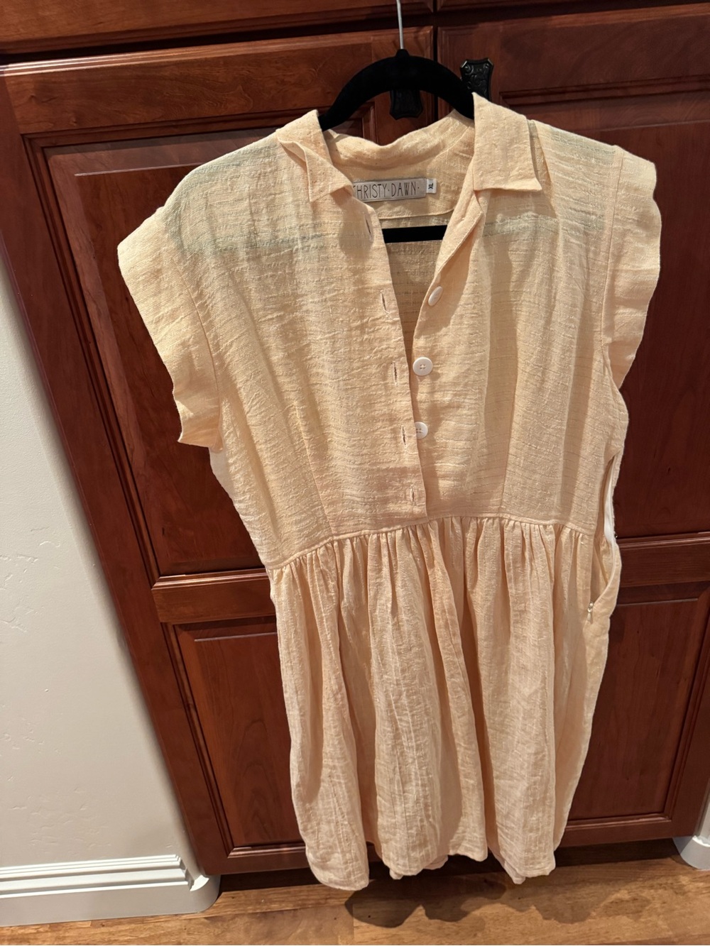 Christy Dawn Soft Yellow Piper Dress